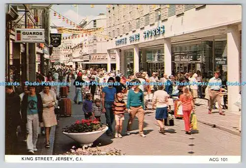 D303576 Channel Islands Jersey King Street Colour Production A C Gallie David A