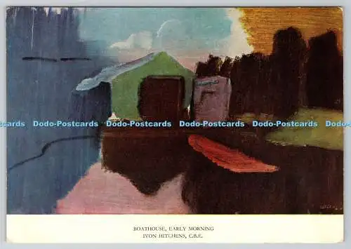 D309559 Bootshaus Early Morning Medici Society Ltd Ivon Hitchens C B E