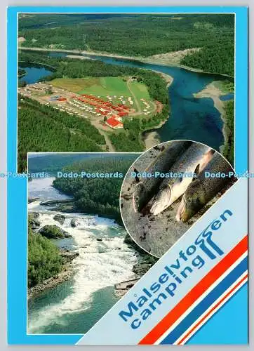 D306935 Malselvfossen Camping Norwegen TO FOTO AS HG Offset Multi View