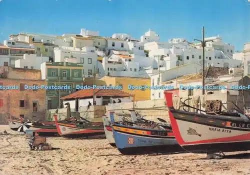 D300981 Albufeira Algarve Portugal Fischerstrand und altes Dorf F J und H M V