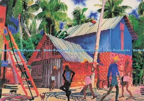 D300995 Seychelles South Mahe Copra Workers M J Adams