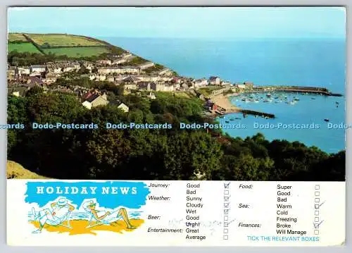 D309580 Dyfed New Quay Holiday News E T W Dennis and Sons Ltd Photocolour 1989