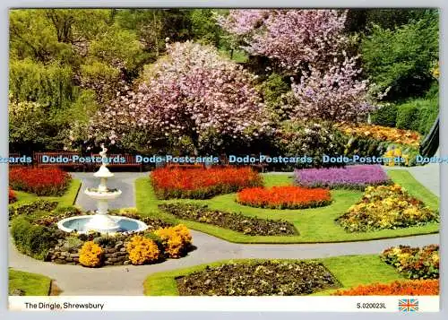 D303600 England Shropshire Shrewsbury The Dingle E T W Dennis Scarborough Foto
