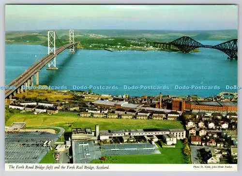 D303602 Schottland The Forth Road and Rail Bridges D Noble John Hinde Ireland Post