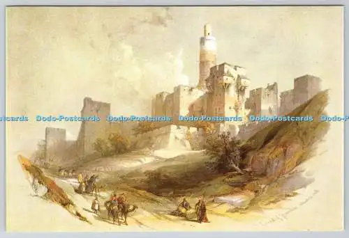 D309601 Jerusalem The Citadel 1839 Palphot David Roberts