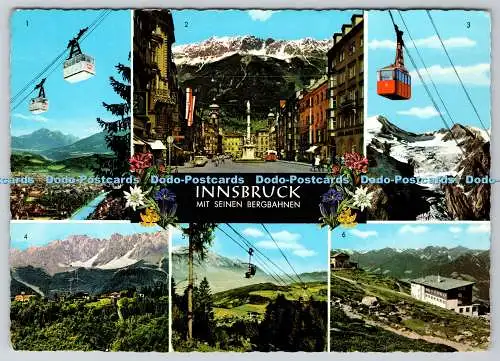 D309604 Innsbruck mit seinen Bergbahnen Bergstation Patscherkofel Muttereralmbah