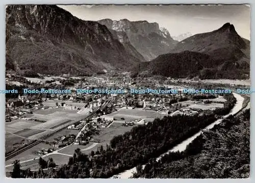 D301023 Kurort Bad Reichenhall mit Reiteralpe Loferer Steinbergen u Mullhernhorn