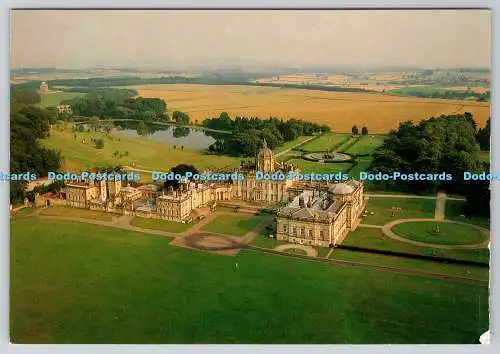 D301028 Castle Howard from the North Skyscan Balloon Photography Cheltenham 1993