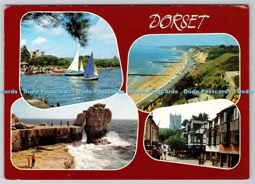D303648 Südwestengland Dorset John Hinde Irland PM Honiton 1990 Postkarte Mu