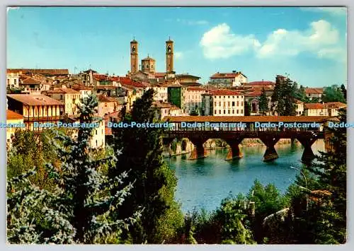 D303655 Italien Bassano del Grappa Alpins Alte Brücke Tempel Beinhaus Fotocolor Omni