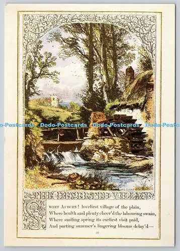 D307025 Das verlassene Dorf aus den Gedichten von Oliver Goldsmith The John Rylands