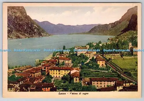 D303668 Norditalien Lombardei Lecco Visione di sogno Garami Nr 1950 Postkarte