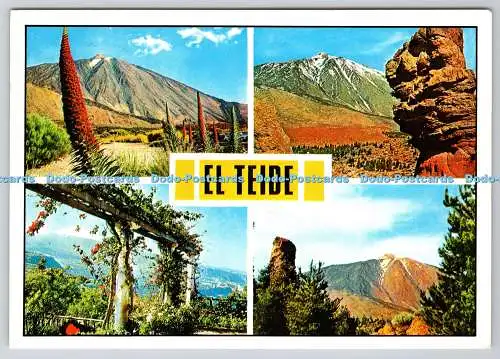 D303673 Teneriffa El Teide Der höchste Berg Spaniens Gasteiz Postkarte Multi v
