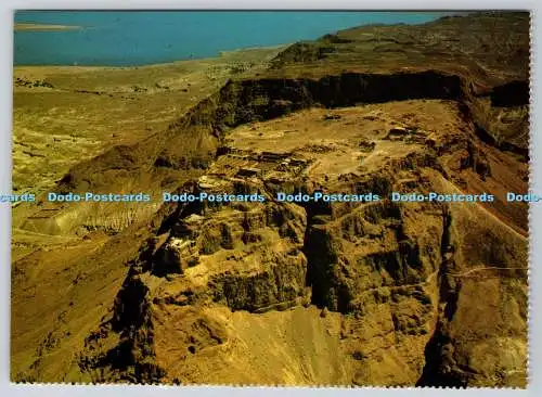 D309708 Masada Eine Luftaufnahme des Festungshügels nahe dem Toten Meer Emmanuel Dehan