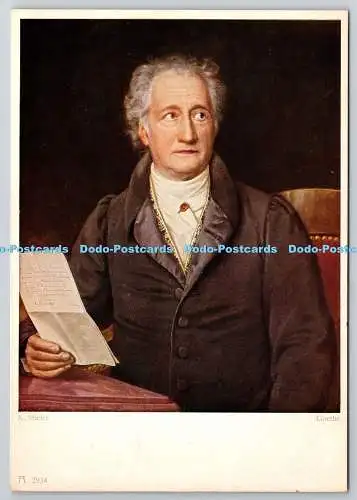 D307123 K Stieler Goethe F A Ackermanns Kunstverlag München