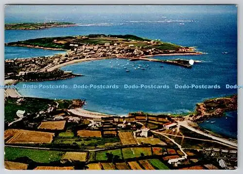 D309802 St Mary Harbour Isles of Scilly An Luftaufnahme J Arthur Dixon Ltd R Doug