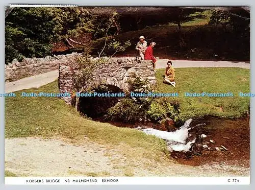 D303823 South West England Exmoor Robbers Bridge near Malmsmead Judges Limited H
