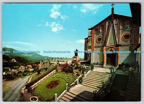 D303936 Istituto Salesiano S F Neri Lanzo Torinese La Chiesa e il Monumento a Do
