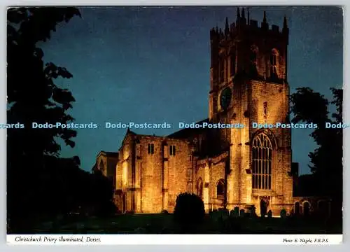 D303977 South West England Dorset Christchurch Priory Illuminated E Nagele F R P