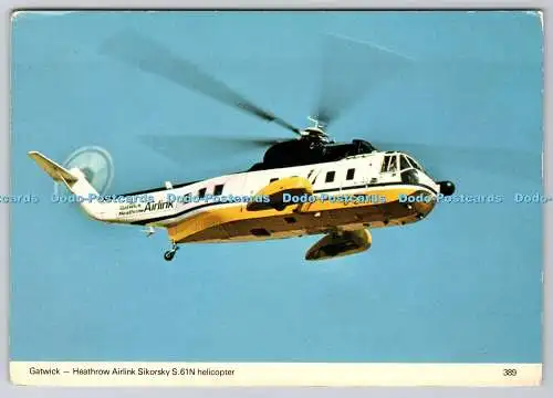 D303980 Gatwick Heatrow Airlink Sikorsky S 61N Hubschrauber A Smith Charles Skilto