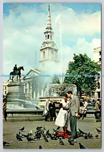D307366 London Trafalgar Square with St Martin in the Fields J Arthur Dixon Newp