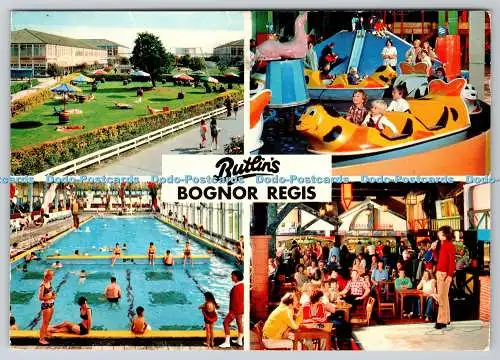 D301420 Bognor Regis Butlin John Hinde Ltd PM West Sussex Multi View 1981