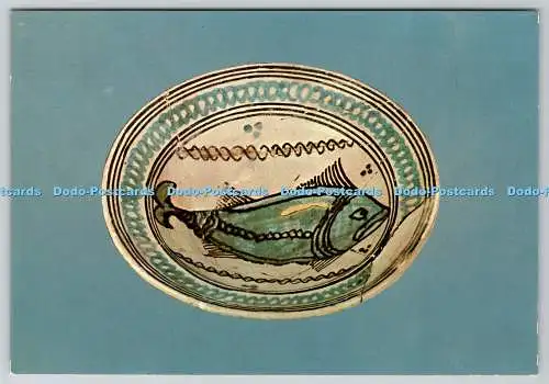 D304021 Antike Korinthische Museum Byzantinische Platte von 1204 1300 n. Chr. B Jesaja Athen P