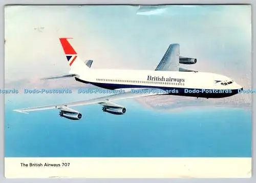 D301425 The British Airways 707 Partner der VC 10 und 747 auf unserer World Wide R