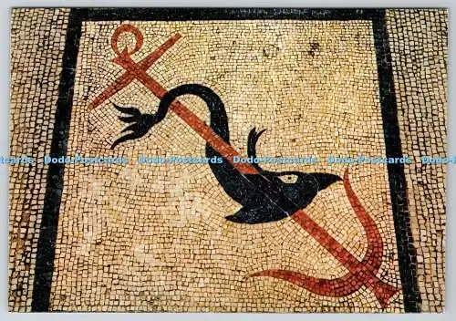 D304023 Delos Mosaik Delfin S K Suslian Athen Rotalcolor Rotalfoto Milano Post