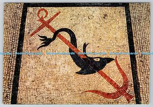 D304027 Delos Mosaik Delfin S K Suslian Athen Rotalcolor Rotalfoto Milano Post