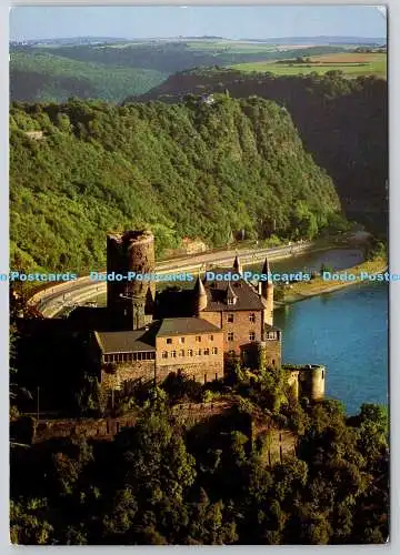 D307387 St Goarshausen Burg Katz und Loreley Edmund von König Heidelberg