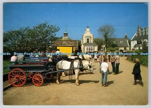 D304056 Sark Top of Harbour Hill Richter Postkarten Hastings Eric Ferbrache Postca