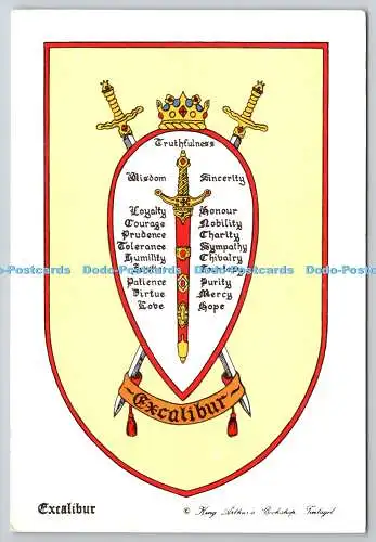 D307424 Excalibur King Arthur Buchhandlung Tintagel