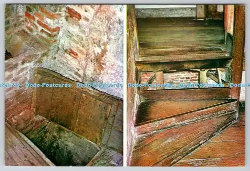 D304074 Harvington Hall Priester Versteck Garderobe Süd Schlafzimmer F Frith Re
