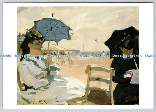 D304090 Der Strand von Trouville Monet Claude Oscar The National Gallery Karte Nr. 1