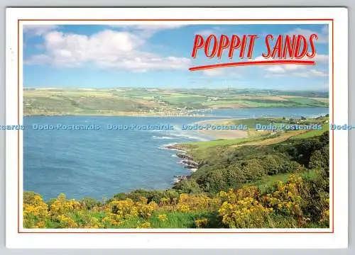 D304091 Poppit Sands in der Nähe von Cardigan Pembrokeshire Eye Postkarten Haverfordwest Hav