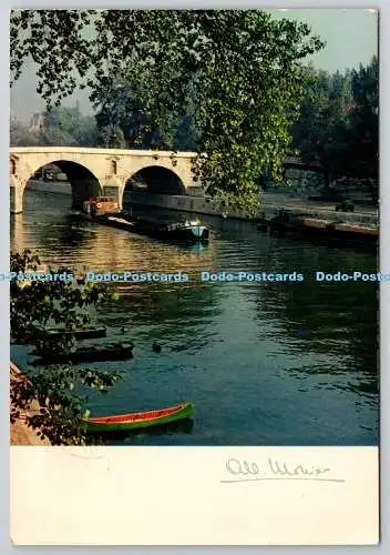 D307465 Paris Le Pont Marie Albert Monier Mexichrome PM Paris 1966