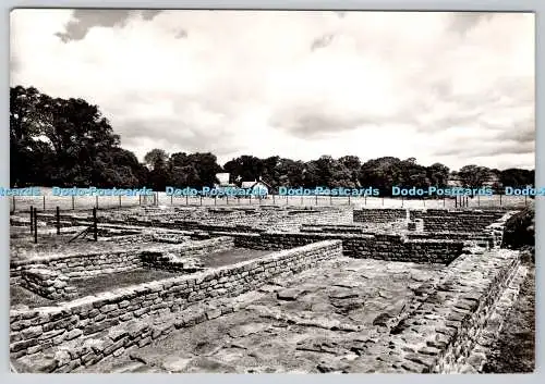 D301508 Northumberland Chesters römisches Fort Teil der Krone von Barackenblöcken