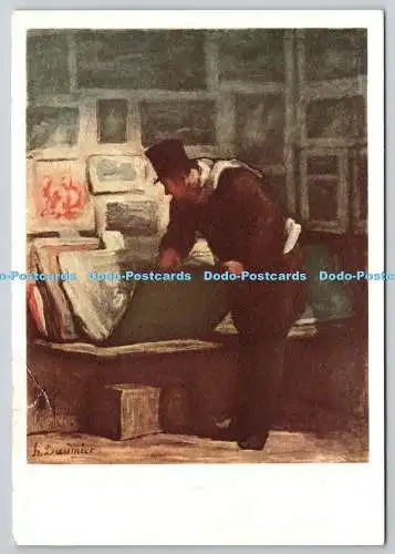 D307469 Daumier The Ingraving Lover Musee des Beaux Arts de la Ville de Paris Fr