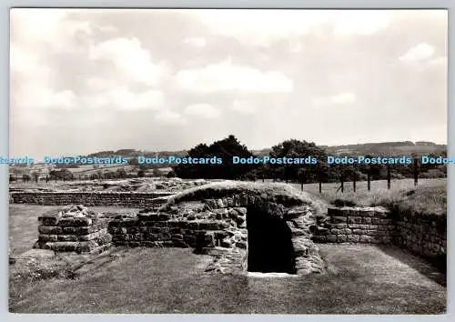 D301514 Northumberland Chesters Roman Fort Eingang zum starken Raum im Hauptquartier