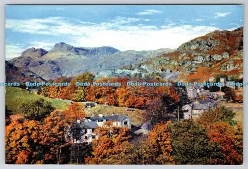 D301533 Chapel Stile and Langdale Pikes J Arthur Dixon Ltd E A Bowness