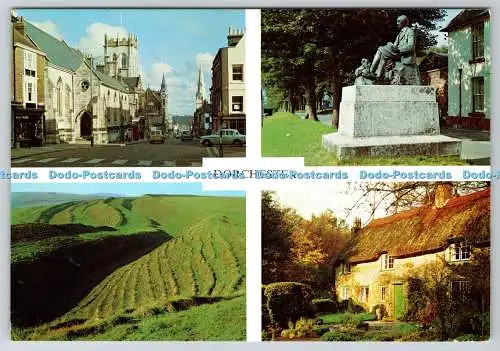 D301540 Dorchester High West Street Maiden Castle Hardy Statue Judges Limited C