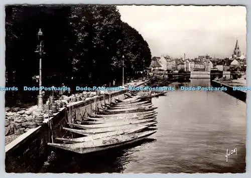 D304144 Somme Amiens Marche sur leau d Art Yvon Paris Frankreich I B 3422 Postkarte