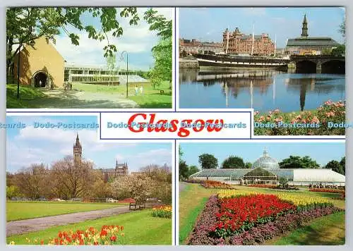 D301552 Glasgow River Clyde The Botanic Gardens Glasgow University Whiteholme of