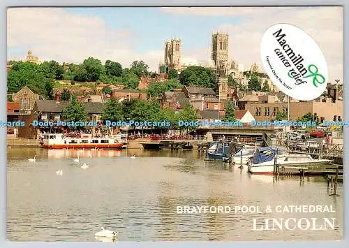 D301558 Lincoln Brayford Pool and Cathedral Macmillan Cancer Relief E T W Dennis