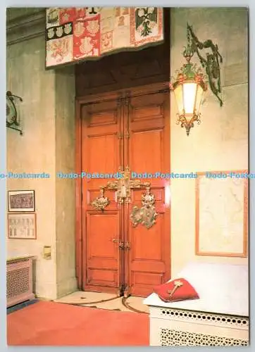 D307530 Blenheim Palace Gt Hall Türschloss mit Coronet Key Photo Precision Ltd H