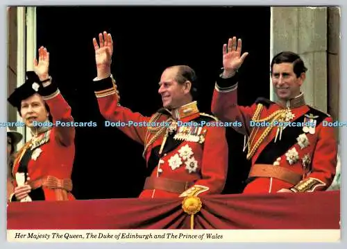 D304201 Her Majesty The Queen The Duke of Edinburgh The Prince of Wales Photo Pr