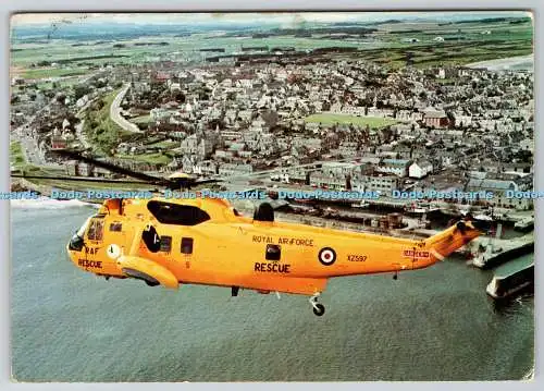 D301596 Sea King Such- und Rettungshubschrauber No 202 Squadron R A F Over Lossiem