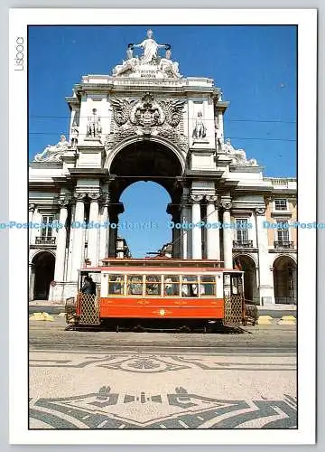 D307583 Lissabon Comercio Platz Der Bogen der Rua Augusta F Moura Machado Portugal S