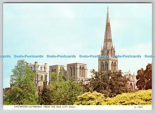 D310208 Chichester Cathedral from the Old City Wall Judges Limited C 1584